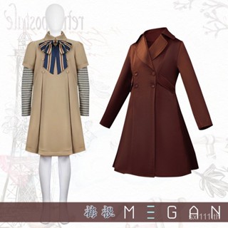 [New product in stock] American horror movie clothes female adult childrens cosplay heroine same full set dress Megan cos INTL