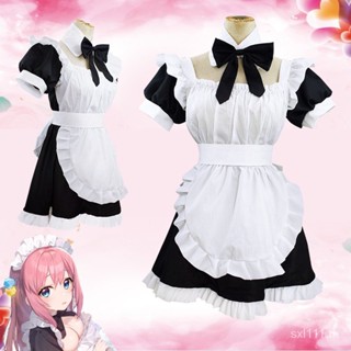 [New product in stock] lonely rock back Teng Yili maid outfit cos clothing cute Xiaobo Qijiang cosplay maid outfit full set 7C1N