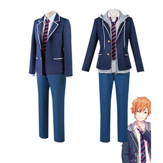 [New products in stock] World Plan color stage feat. Qingliu Dong Mi Dong Yun Zhang Ren College uniform cos animation clothing SIQ9