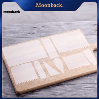 &lt;moonback&gt; ชุดที่ปาดคัพเค้ก แบบใส ตามหลักสรีรศาสตร์ สําหรับตกแต่งเค้ก 9 ชิ้น ต่อชุด