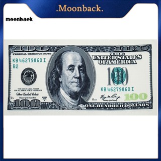 &lt;moonback&gt; ผ้าขนหนูชายหาด แบบนิ่ม ขนาดใหญ่ พิมพ์ลายบิลเงิน 100 ดอลล่าร์ แห้งเร็ว สําหรับว่ายน้ํา