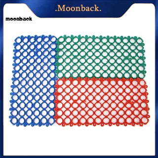 &lt;moonback&gt; แผ่นตาข่ายปูพื้น กันลื่น ขนาดเล็ก สําหรับหนูแฮมสเตอร์ กระต่าย