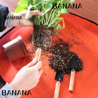 Banana1 เสื่อรองกระถางต้นไม้ กันน้ํา พับได้ ใช้ซ้ําได้