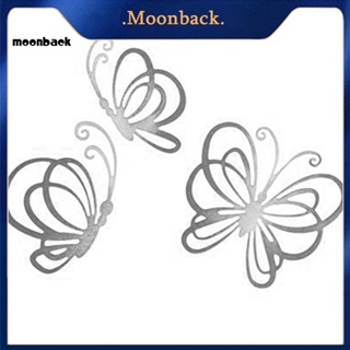 &lt;moonback&gt; โลหะสเตนซิลตัดรูปผีเสื้อ DIY สําหรับตกแต่งสแครบบุ้ค การ์ด กระดาษ