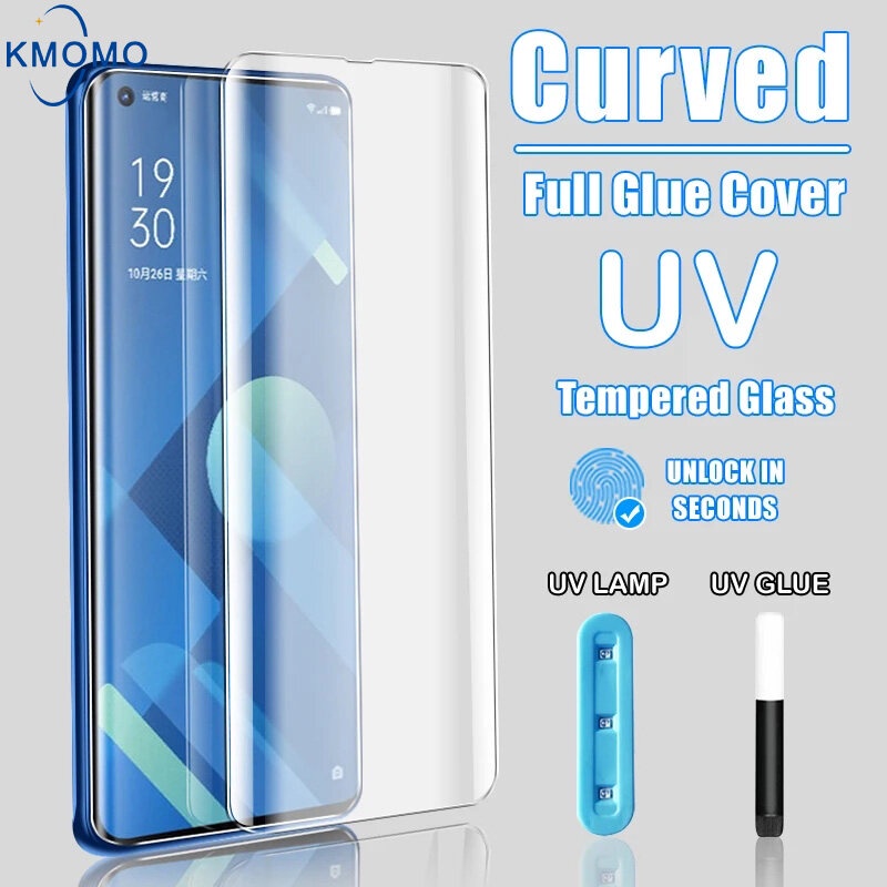UV ฟิล์มกระจก เต็มจอ OPPO Reno 14 Pro 5G 13 12 11 10 + 8T 4G 6 4 Plus