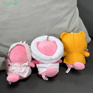 [TinChingT] จี้ตุ๊กตา ผ้ากํามะหยี่ขนนิ่ม รูปคนแคระน้อยน่ารัก สีชมพู สําหรับตกแต่งรถยนต์ กระเป๋า [ใหม่]