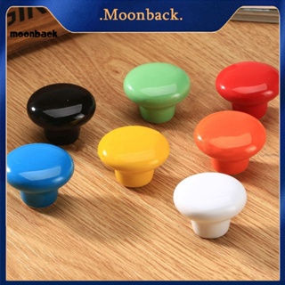 &lt;moonback&gt; ลูกบิดลิ้นชักเซรามิค ทรงกลม สีสันสดใส สําหรับตู้เสื้อผ้า