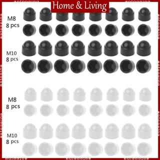 Aoto ฝาครอบสกรูพลาสติก M8 M10 สําหรับป้องกันน็อต 16 ชิ้น