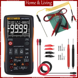 Q1 True-RMS Digital Multimeter Button 9999 Counts Analog Bar Graph AC/for DC Tes