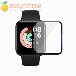 Mayshow 1/2 ชิ้น ฟิล์มขอบโค้ง ป้องกัน สําหรับ Mi Watch Lite Redmi Watch