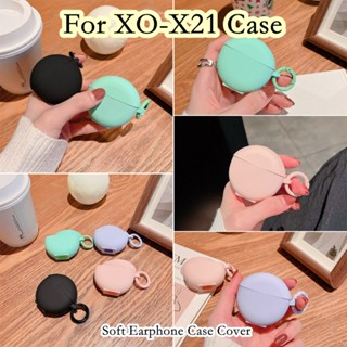 【Case Home】เคสหูฟัง แบบนิ่ม สีพื้น สําหรับ XO-X21 XO-X21