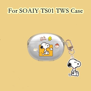 【ของแท้】เคสหูฟัง แบบนิ่ม ลายการ์ตูน สําหรับ SOAIY TS01 TWS SOAIY TS01 TWS