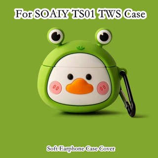 【ของแท้】เคสหูฟัง แบบนิ่ม ลายการ์ตูน สําหรับ SOAIY TS01 TWS SOAIY TS01 TWS