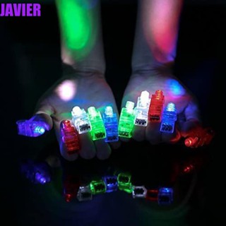 Javier ไฟฉาย Led สวมนิ้วมือ คละสี ของเล่นสําหรับเด็ก