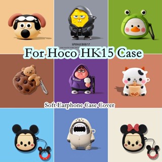 【Yoshida】เคสหูฟัง แบบนิ่ม ลายการ์ตูน สําหรับ Hoco HK15 Hoco HK15