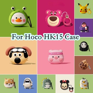 【ส่วนลด】เคสหูฟัง แบบนิ่ม ลายการ์ตูน สําหรับ Hoco HK15 HK15