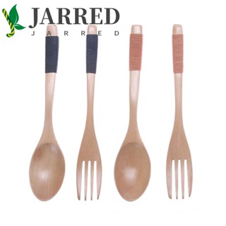 Jarred ชุดเครื่องครัว ช้อนข้าว ซีเรียล ธัญพืช ธรรมชาติ แฮนด์เมด