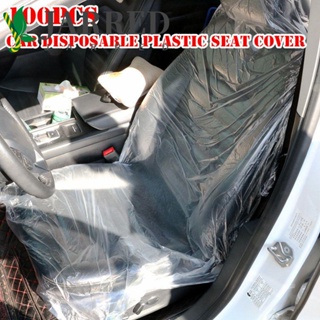 Jarred ผ้าคลุมเบาะรถยนต์ พลาสติก PE แบบใช้แล้วทิ้ง ถอดออกได้ อุปกรณ์เสริมภายในรถ ผ้าคลุมเก้าอี้
