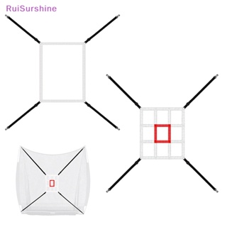 Ruisurshine ใหม่ ตาข่ายฝึกตีเบสบอล แบบพกพา สําหรับฝึกตี