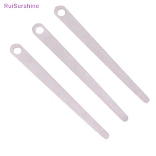 Ruisurshine อะไหล่แซกโซโฟน คลาริเน็ต โลหะ สปริงแบน สําหรับซ่อมแซมเครื่องดนตรี DIY 10 ชิ้น