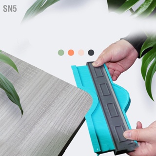 SN5 Contour Gauge มัลติฟังก์ชั่น เครื่องมือวัดมุมไม่สม่ำเสมอ ไม้บรรทัดการทำสำเนา งานไม้