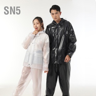 SN5 ชุดกันฝนแยกกันน้ำขี่จักรยานกลางแจ้งเสื้อกันฝนกันฝน Rainpants Kit สำหรับผู้ชายและผู้หญิง