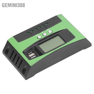  Gemini308 เครื่องควบคุมการประจุพลังงานแสงอาทิตย์จอแสดงผล LCD แผงโซลาร์เซลล์พลังงานแสงอาทิตย์อัจฉริยะ