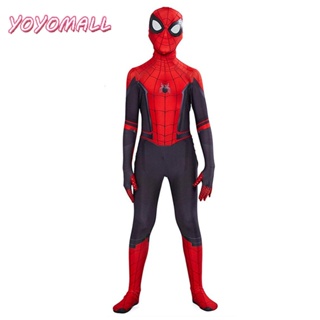 เครื่องแต่งกายคอสเพลย์ Peter Parker Zentai สวมใส่สบาย สําหรับเด็ก