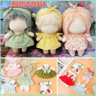 Shoogth เสื้อผ้าตุ๊กตา DIY อุปกรณ์เสริม สําหรับตุ๊กตา