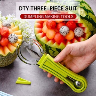 Fruit Ball Digger เครื่องขุดผลไม้สามในหนึ่งเดียวมีดแกะสลักผลไม้อเนกประสงค์ผลไม้เครื่องมือ Aube