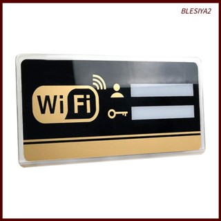 [Blesiya2] สติกเกอร์กระจกอะคริลิค WiFi มีกาวในตัว ลอกออกได้ สําหรับติดตกแต่งผนังบ้าน ร้านค้า สํานักงาน คาเฟ่