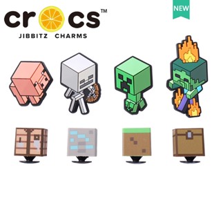 jibbitz crocs แท้ Minecraft ตัวติดรองเท้า 3D DIY