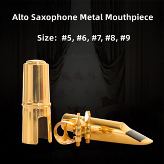 New Arrival~Saxophone Mouthpiece Alto Saxophone Brass Gold High Quality Professional