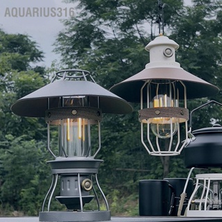 Aquarius316 โคมไฟตั้งแคมป์กลางแจ้งแบบพกพาความอดทนยาวเต็นท์โคมไฟแขวนโคมไฟตั้งแคมป์