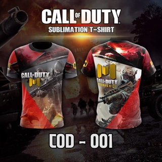 ใหม่ เสื้อเชิ้ตแฟชั่น ลาย Call Of Duty 3D สําหรับผู้ชาย ไซซ์ S-5XL 100-160 ซม. 2023