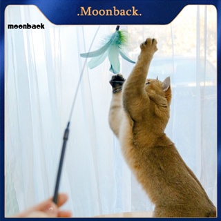 &lt;moonback&gt; ก้านทีเซอร์หัวแมว แบบนิ่ม ไม่แตกง่าย แบบเปลี่ยน สําหรับบ้าน