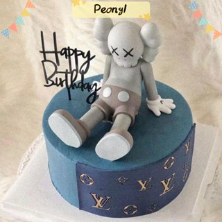 Pdony ตาของเล่น เครื่องประดับตกแต่งเค้ก เบเกอรี่ บ้าน ของสะสม XX