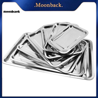 &lt;moonback&gt; ถาดสเตนเลส กันการกัดกร่อน สําหรับเชฟ คุกกี้