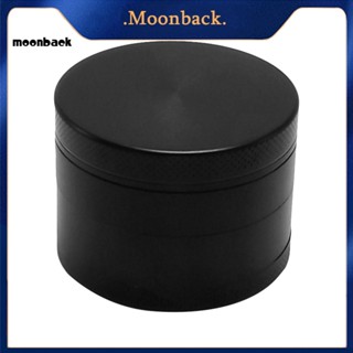 &lt;moonback&gt; เครื่องบดโลหะ 40 มม. 4 ชั้น สําหรับบดสมุนไพร เครื่องเทศ บุหรี่