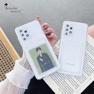 เคสโทรศัพท์ซิลิโคน พร้อมช่องใส่บัตร สําหรับ Samsung Galaxy M14 M23 M53 M33 M32 A50s A30s A30 A20 4G 5G