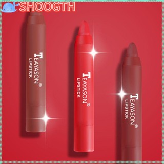 Shoogth ลิปสติก ลิปทินท์ เนื้อแมตต์ กํามะหยี่ ไม่เหนียวเหนอะหนะ 12 สี