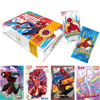 ใหม่ การ์ดของเล่น ครบรอบ 60 ปี Marvel Spider Man LP Flash Card สําหรับเด็ก