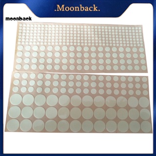 &lt;moonback&gt; สติกเกอร์ติดผนัง ลายจุด ดาว เรืองแสงในที่มืด สําหรับตกแต่งบ้าน ห้องเด็ก 407 ชิ้น