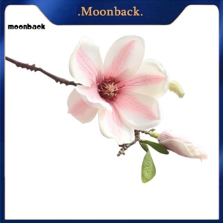 &lt;moonback&gt; ดอกแมกโนเลียประดิษฐ์ สําหรับตกแต่งบ้าน ร้านกาแฟ งานแต่งงาน เจ้าสาว 1 ชิ้น