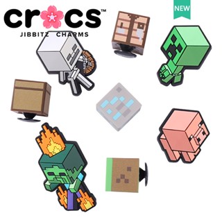 Minecraft jibbitz crocs แท้ จี้จิ๊บบิทซ์ 3 มิติ crocs charm DIY