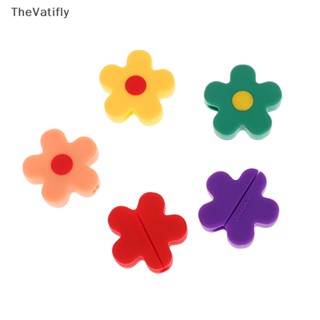 [TheVatifly] ฝาครอบป้องกันสายชาร์จ ลายดอกไม้น่ารัก สีแคนดี้ [Preferred]