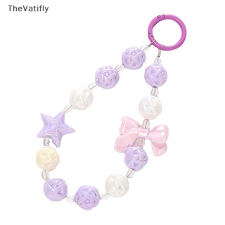 [TheVatifly] ใหม่ สายคล้องโทรศัพท์มือถือ ประดับลูกปัดน่ารัก กันหาย กันตก [Preferred]