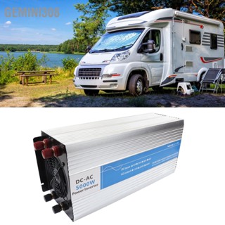 Gemini308 5000W Pure Sine Wave อินเวอร์เตอร์ 2 เต้ารับ AC LED Digital แสดงผล รถอินเวอร์เตอร์ 5V 2.1A USB 10KW Peaking AC220V