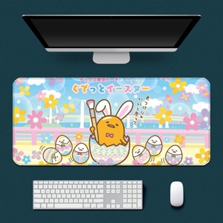 แผ่นรองเมาส์ พิมพ์ลายคิตตี้ Gudetama Hello Mousepad HD Xxl90X40 ซม. สําหรับคอมพิวเตอร์ตั้งโต๊ะ