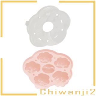 [Chiwanji2] แม่พิมพ์ซิลิโคน รูปอุ้งเท้าแมว ยืดหยุ่น ไม่เหนียวติด สําหรับทําคุกกี้ บิสกิต น้ําแข็ง